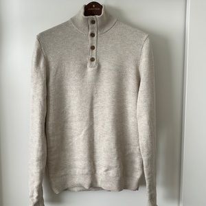 Banana Republic size small knitted quarter button knitted sweater